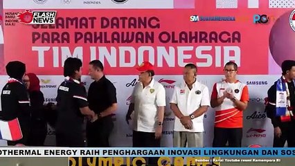 Kemenpora RI Sambut Kepulangan Atlet Atletik dan Panahan Tim Indonesia dari Olimpiade Paris 2024