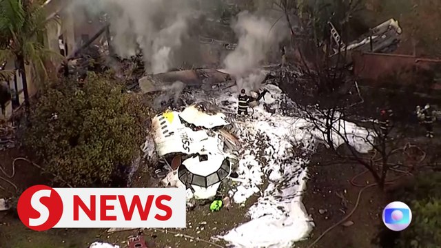 Passenger plane crashes in Brazil's Sao Paulo state, all 61 on board killed