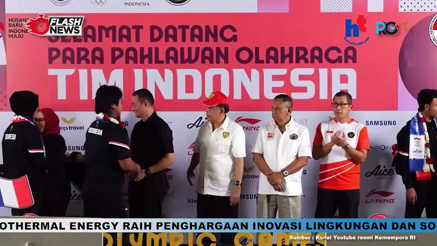 Kemenpora RI Sambut Kepulangan Atlet Tim Indonesia dari Olimpiade Paris 2024