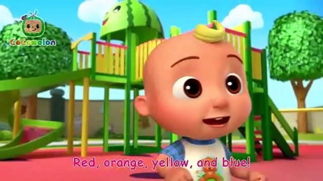 Learning Colors Song with JJ & Ms. Appleberry _ CoComelon Nursery Rhymes & Kids Songs