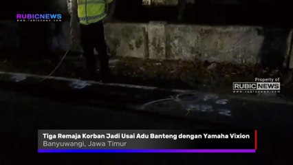 Kendarai Sepeda Motor Tanpa Lampu, Tiga Remaja Jadi Korban Kecelakaan Usai Adu Banteng dengan Yamaha Vixion Seperti Ini Kondisinya