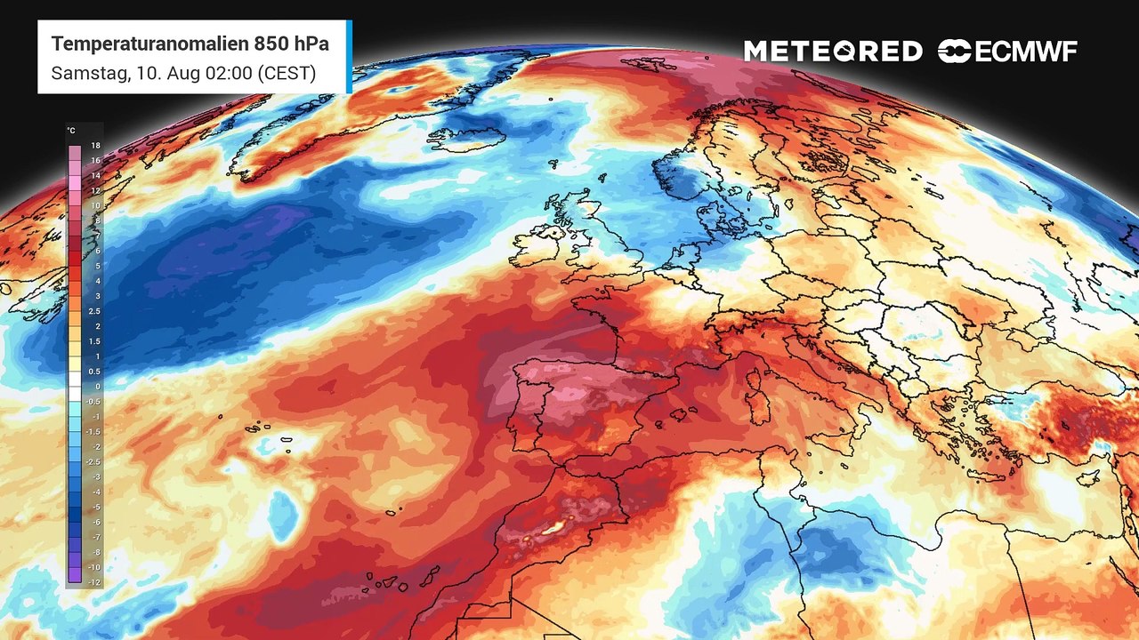 Eine umfangreiche Hitzeblase erreicht Deutschland, die Hundstage erreichen ihren Höhepunkt