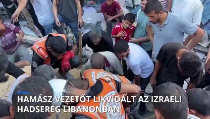 Download Video: Több száz halott egy izraeli légicsapásban, Izrael szerint a Hamász parancsnoki központját támadták