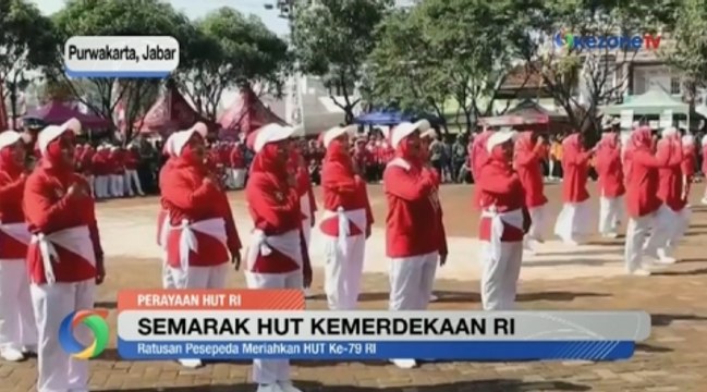 Melihat Semarak Kemeriahan Warga Sambut Perayaan HUT ke-79 RI di Purwakarta