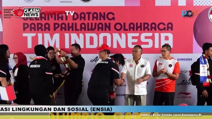 Kemenpora RI Sambut Kepulangan Atlet Tim Indonesia dari Olimpiade Paris 2024