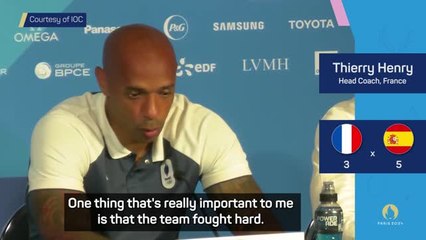 Henry 'proud' despite France missing out on gold