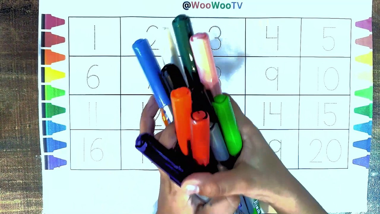 123 Numbers | 1234 Number Names | 1 To 20 Numbers | #12345 learning | Counting Numbers | #woowootv