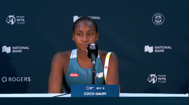 Tennis - Toronto 2024 - Coco Gauff : I knew I was going to go into this tired