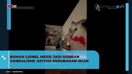 Jadi Korban Vandalisme Aktivis Lingkungan! Ini Kondisi Rumah Lionel Messi di Ibiza