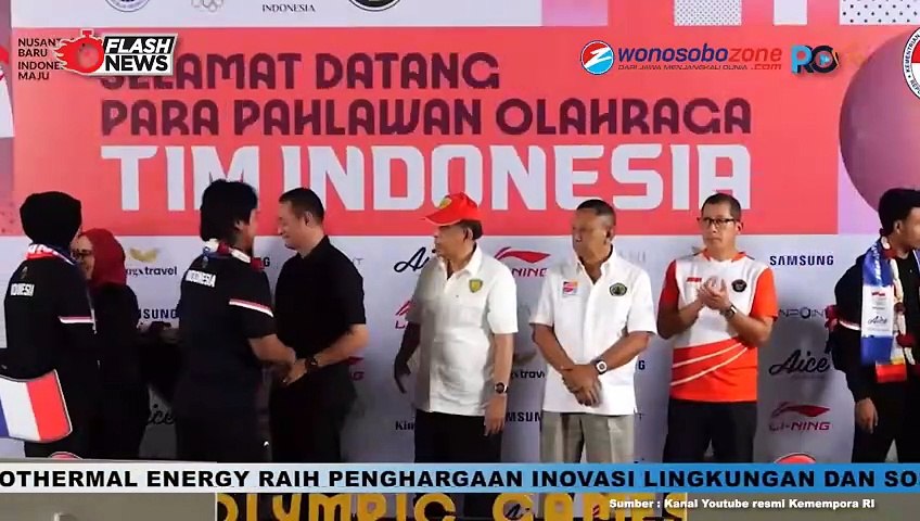 Kemenpora RI Sambut Kepulangan Atlet Atletik dan Panahan dari Olimpiade 2024 Paris