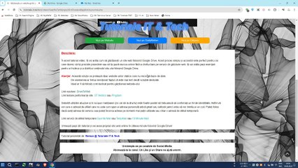 Găzduiește un website gratis pe Google Drive