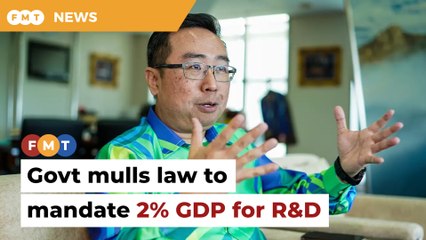 Govt mulls law to mandate minimum 2% of GDP for R&D