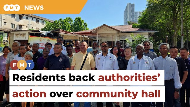 Residents back authorities’ action over Taman Sri Sinar community hall