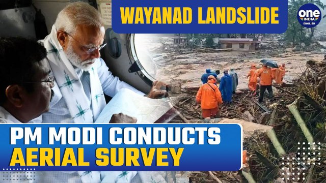 Wayanad Landslide: PM Modi In Kerala, Conducts Aerial Survey Of Landslide-hit Wayanad