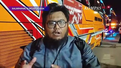 Penampakan 70 Bus untuk Angkutan HUT ke-79 RI di IKN Tiba di Pelabuhan Semayang Balikpapan