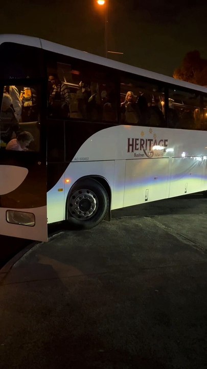 Ballarat Miners arrive for the Grand Final