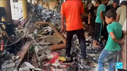 Gaza : Une centaine de morts dans une frappe israélienne contre une école