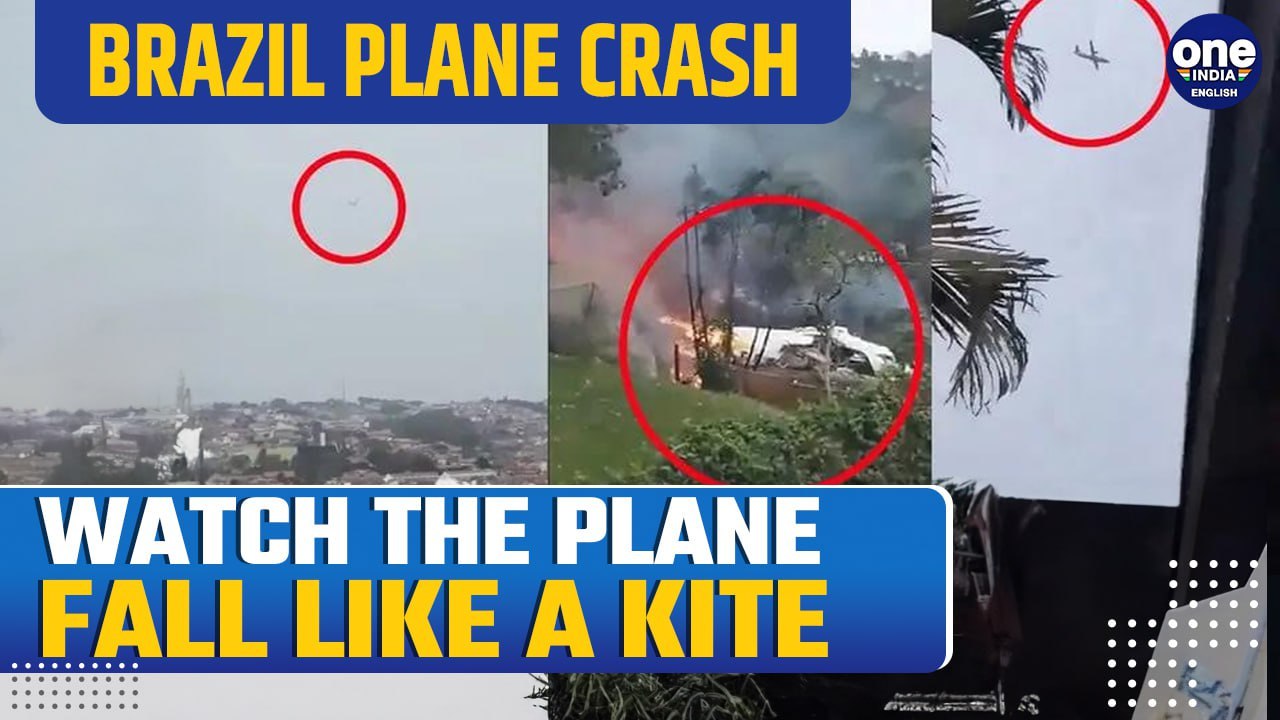 Brazil Plane Crash: Most Shocking Moments Of Sã...