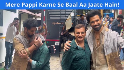 Rithvik Dhanjani Kisses Paresh Ganatra In A Funny Way: Mere PAPPI Karne Se BAAL Aa Jaate Hain!