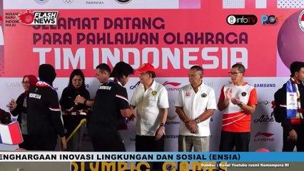 KEMENPORA RI SAMBUT KEPULANGAN ATLET ATLETIK DAN PANAHAN TIM INDONESIA DARI OLIMPIADE 2024 PARIS