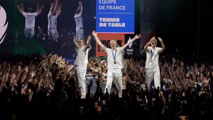 Le Club France s'enflamme pour les frères Lebrun et l'équipe de France de ping-pong