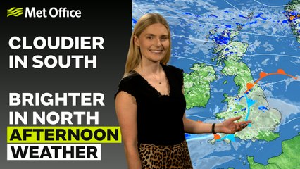 Met Office Afternoon Weather Forecast 10/08/24 - Sunny Spells In The North
