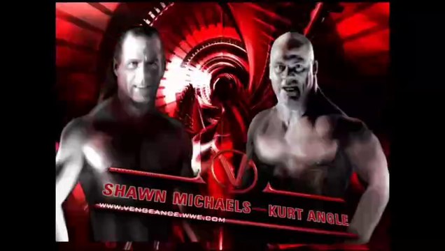 WWE Vengeance 2005 - Kurt Angle vs Shawn Michaels