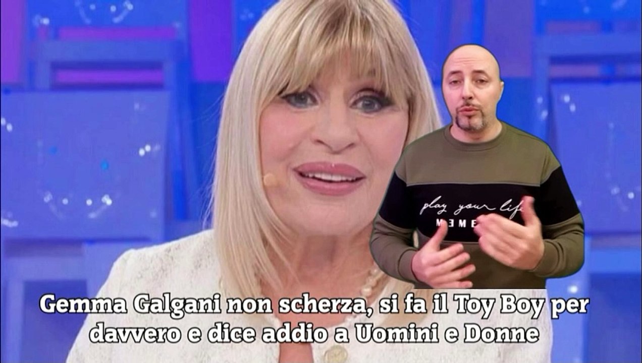 Gemma Galgani non scherza, si fa il Toy Boy per davvero e dice addio a Uomini e Donne