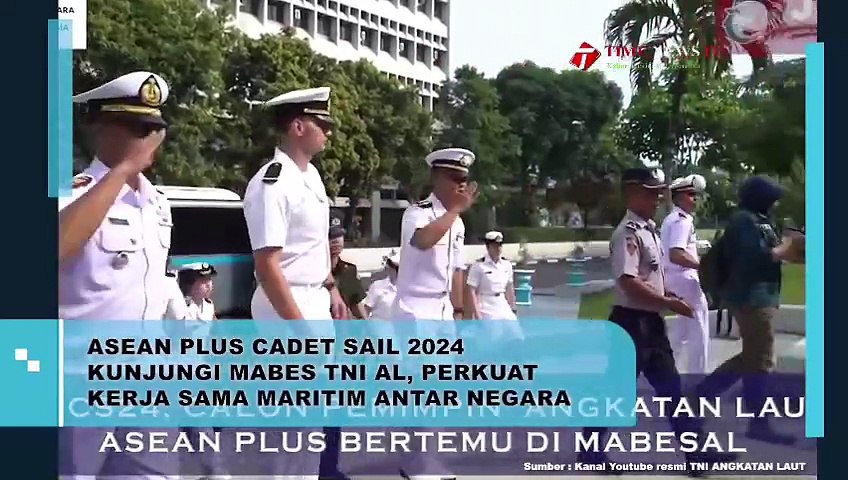 ASEAN PLUS CADET SAIL 2024 KUNJUNGI MABESAL, PERKUAT KERJA SAMA MARITIM ANTAR NEGARA