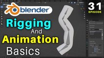 32. Blender Full Tutorial - Episode 32 - Character Rigging and Animation Basics, Armature, Bone Concept