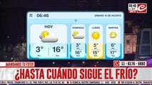 ¿Hasta cuándo siguen las bajas temperaturas en la ciudad?