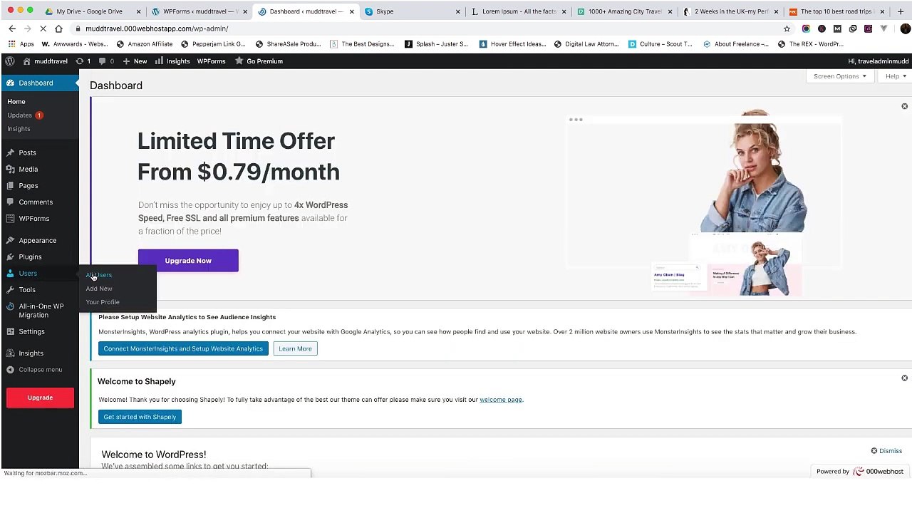Blogging Course - How to change WordPress blog
