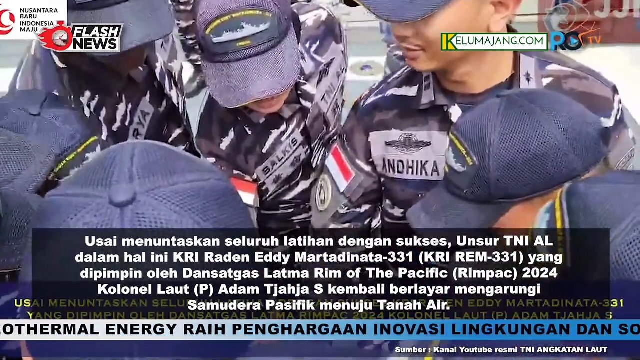 KRI REM 331 Bertolak Dari Pearly Harbor Menuju Tanah Air Usai Mengikuti Rimpac 2014