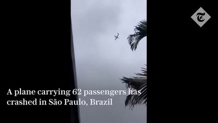 Plane carrying Brazil crashes