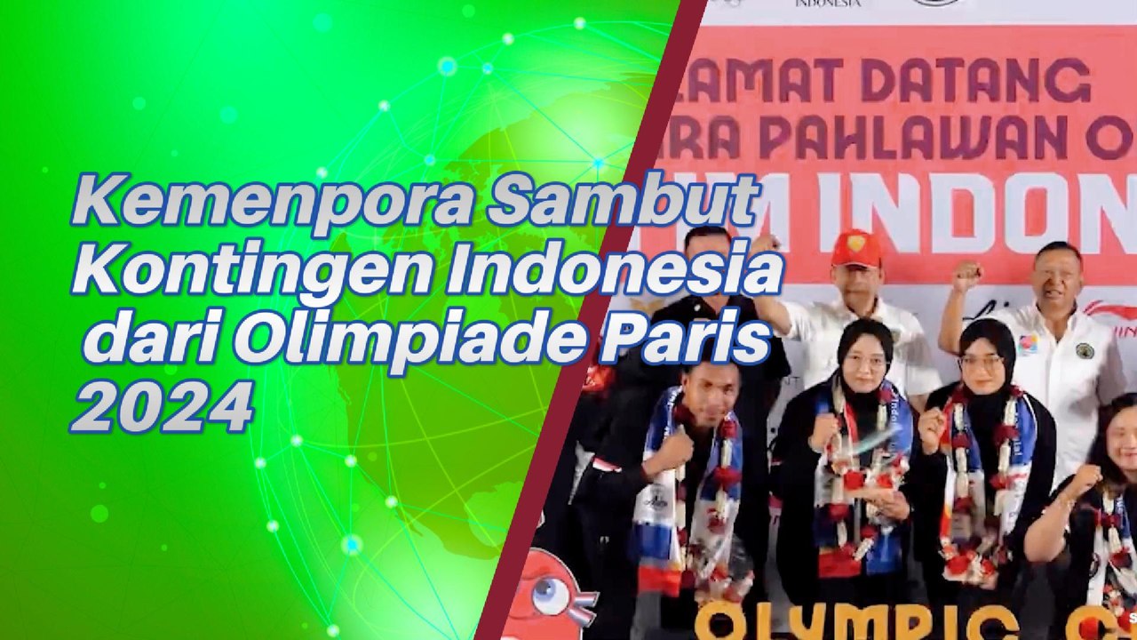 Kemenpora Jemput Langsung Kontingen Indonesia Pulang Dari Olimpiade Paris 2024