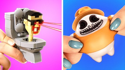 Lego Skibidi Toilet VS Squishy Zoonomaly  *Super Strange Lego Sets*