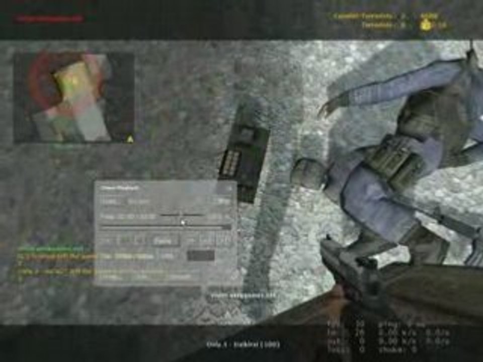 Defuse empécher par un kit sur la bombe.