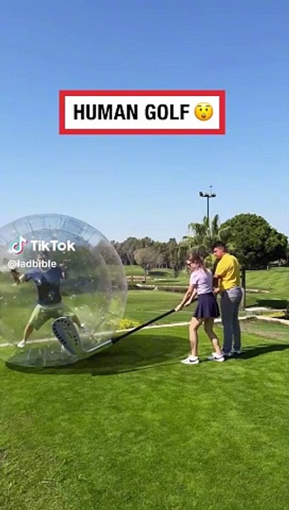 Human golf