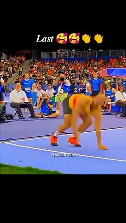 Wait for last | A world record of javelin throw by arshad Nadeem from pakistan in Javelin throw at paris olympic 2024 | javelin throw