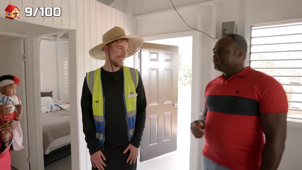 MrBeast Built 100 Houses And Gave Them Away!
