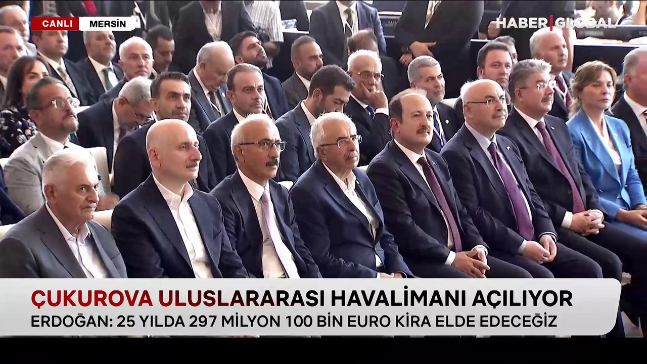 Çukurova Havalimanı açıldı! Erdoğan: Eleştirilmesi gereken havalimanı değil, halkın parasını Paris'te savuranlardır