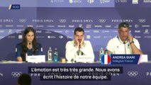 Paris 2024 - Giani parle d’une émotion très grande après avoir “fait l’histoire”