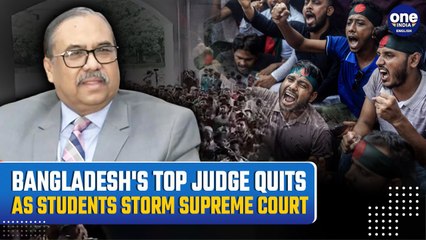 Bangladesh Unrest:  Protesters Force Chief Justice Obaidul To Resign, New Threat Issued| Watch
