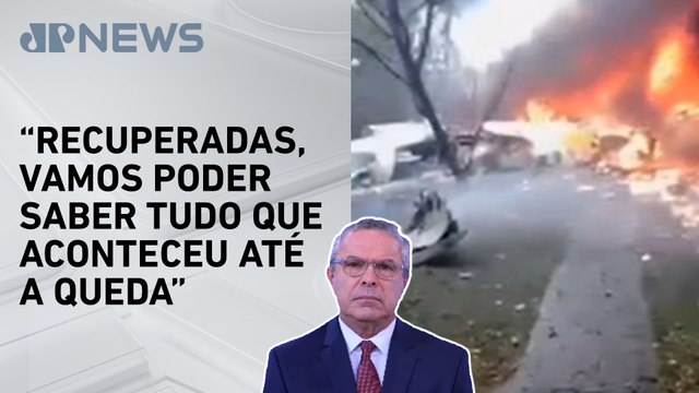 Diogo da Luz comenta importância e diferença nas duas caixas-pretas do acidente aéreo em Vinhedo