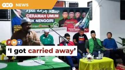I got carried away, says PAS man in ‘kafir harbi’ row