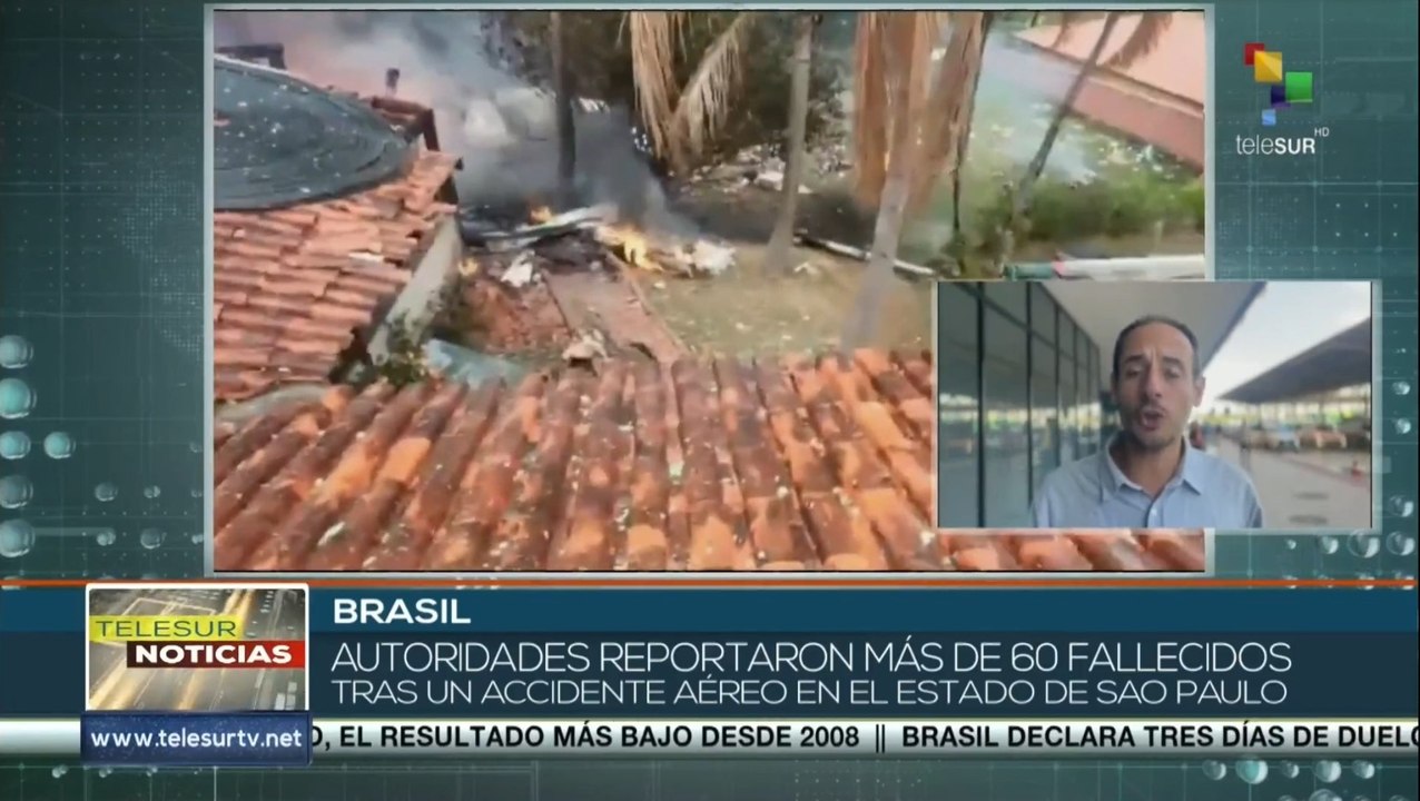 Al menos 21 cuerpos fueron recuperados tras accidente aéreo en Brasil