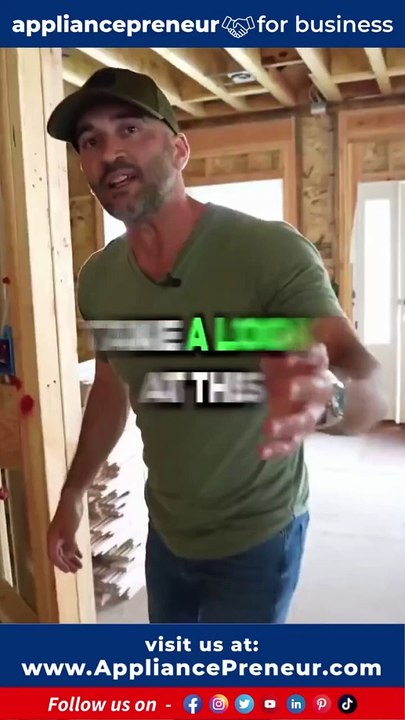 Building Tip With Blocking  What are your thoughts Comment below  for the Real Estate content  Follow - @iamgabedaslivaAppliancePreneur #applinacepreneur #entrepreneurmindset #entrepreneurlife #unitedstates #reales