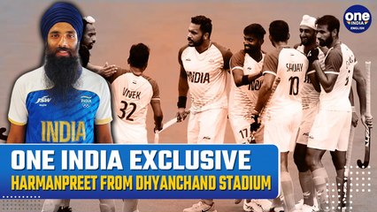 One India Exclusive: Harmanpreet Singh Attributes Success to Hard Work and Praises Sreejesh