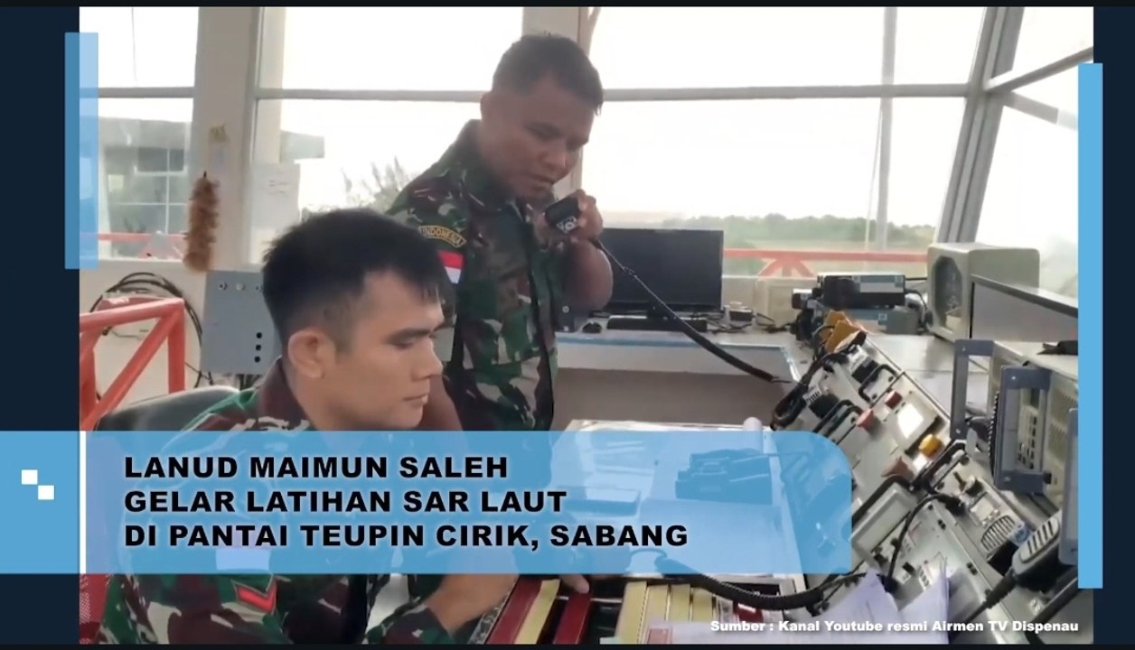 Lanud Maimun Saleh Gelar Latihan SAR Laut di Pantai Teupin Cirik, Sabang