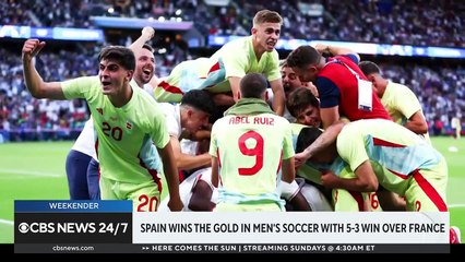 Spain beats France for gold in men's Olympic soccer final